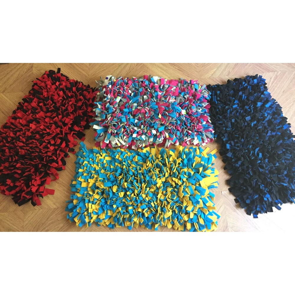 Easy To Store Roll-Up 48"x36" Choose Your Color Washable Snuffle/Treat Mat Pet